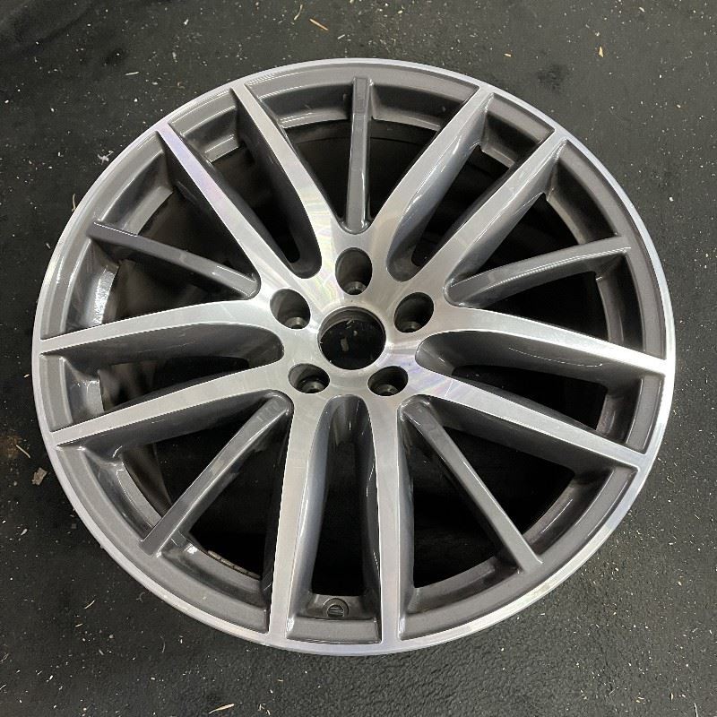 Rear Maserati Ghilbli Machined Grey OEM Wheel 19” 14-19 Original Rim 670016855