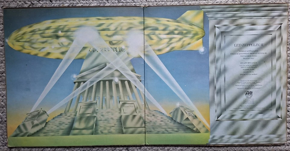 Led Zeppelin 2 1969 Original VG to Gd Yardbirds Robert Plant Jimmy Page - Image 4 of 4