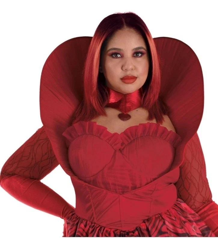 Fantasia feminina Disney Descendants Rise of Red Queen of Hearts tamanho 2XL 18-20 - Imagem 3 de 4