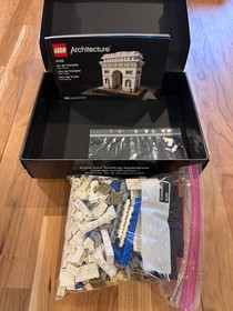 Rare Retired LEGO Architecture Arc de Triomphe #21036 Complete Set