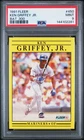 1991 Fleer - Ken Griffey Jr #450 "bat .300" on back PSA Mint 9!!!