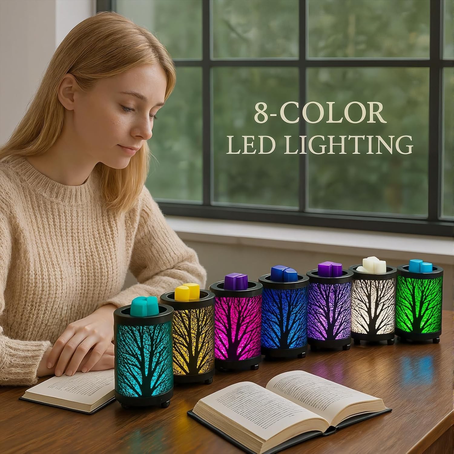 Intelligent Electric Wax Warmer with Exquisite Forest Design & Color Options