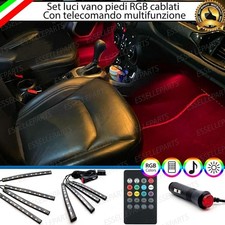 KIT LED STRISCIA INTERNI RGB VANO PIEDI CON TELECOMANDO PER CITROEN C3 III