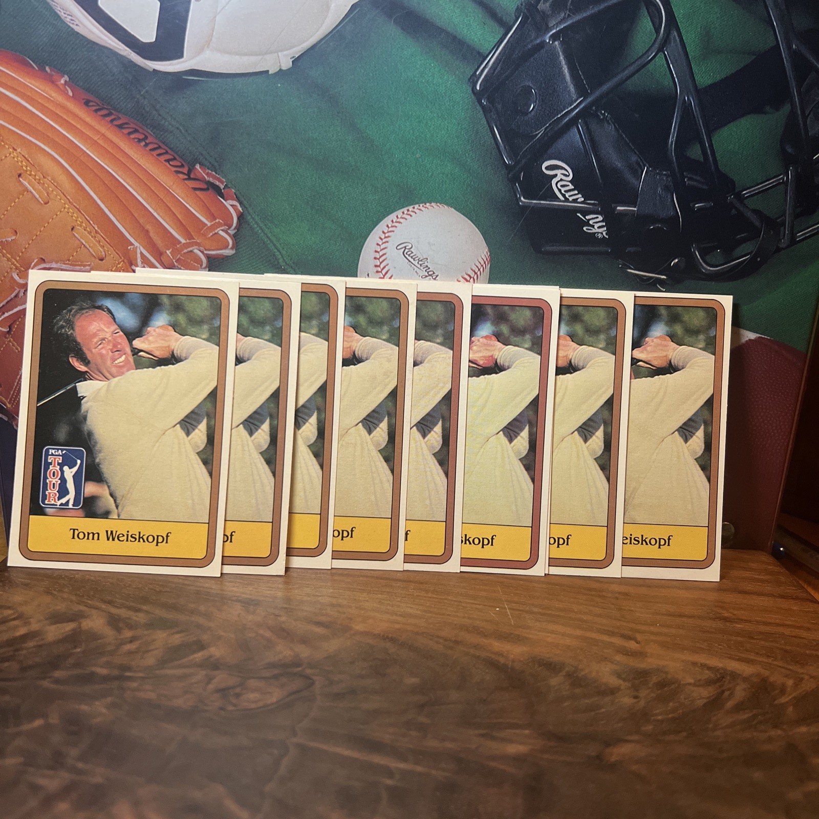 1981 DONRUSS #47 TOM WEISKOPF ROOKIE Card Lot Of 10 Pack Fresh Total