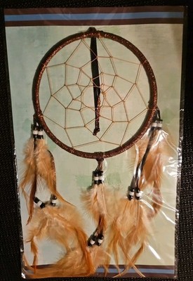 Lakota Sioux New In Pkg Dream Catcher Authentic St. Joseph's Indian School 