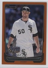 2012 Bowman Orange Border 189/250 John Danks #25 7l6