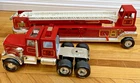 Vintage Tonka Hook and Ladder Fire Truck #2 33 Inches Long Pressed Steel