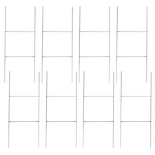 Heavy Duty Metal H-Stakes 17.4" x 7" Yard Sign Stakes for Corrugated Signs