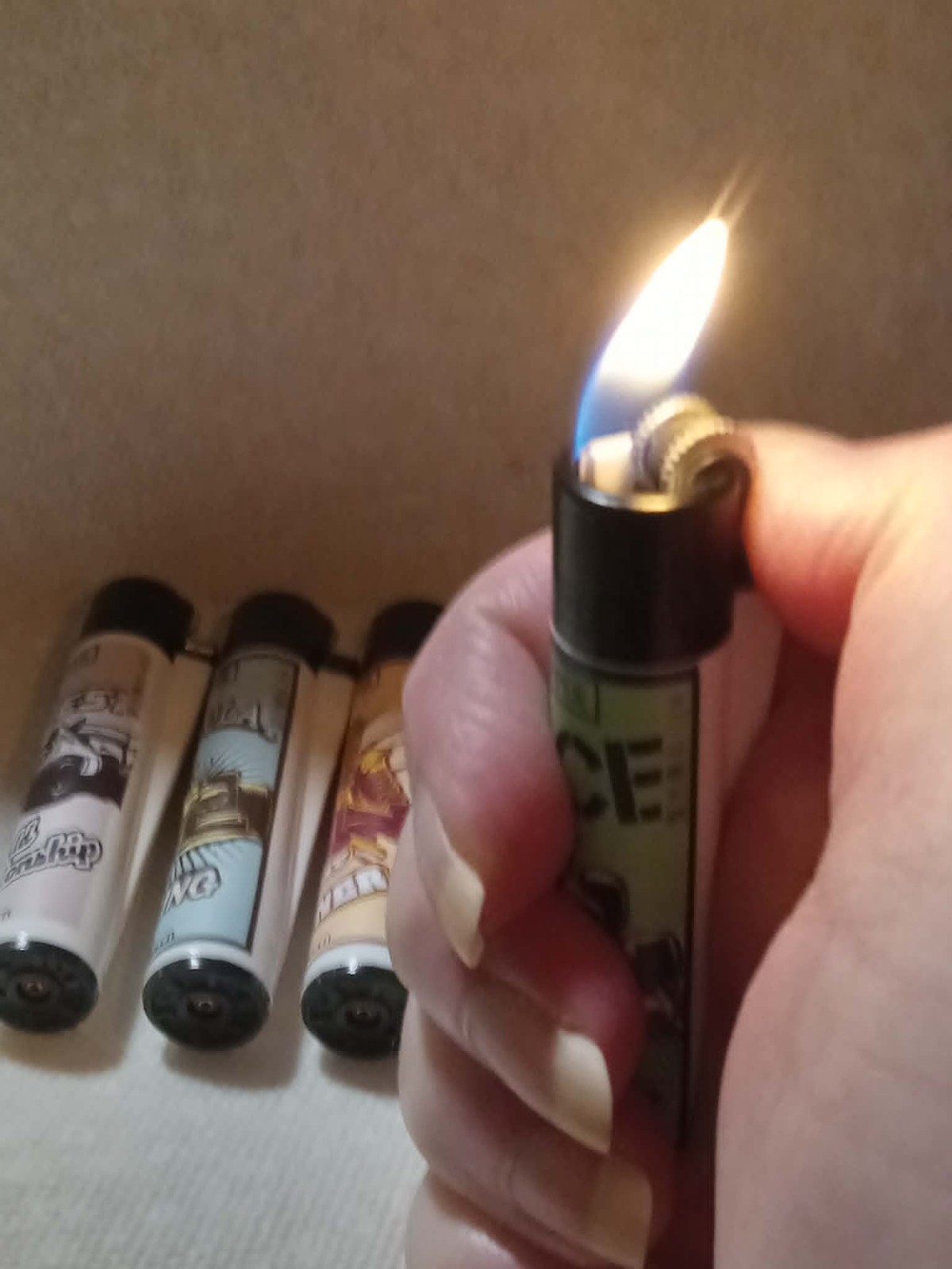 Clipper Mini Refillable Lighters Racing Designs 4pk