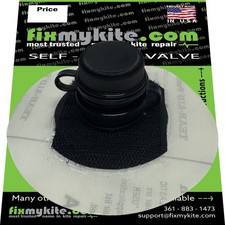 MEGA FMK Low Profile w/hook  Loop Cabrinha Kiteboarding Repair Valve New