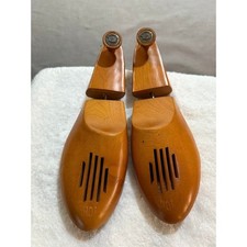 Vintage Florshiem Mens 10E Wooden Shoe Trees Expandable Cedar Wood Shapers 10 E