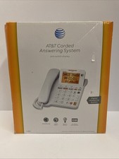 AT T CL2909 Corded Phone with Speakerphone and Caller ID/Call Waiting, White