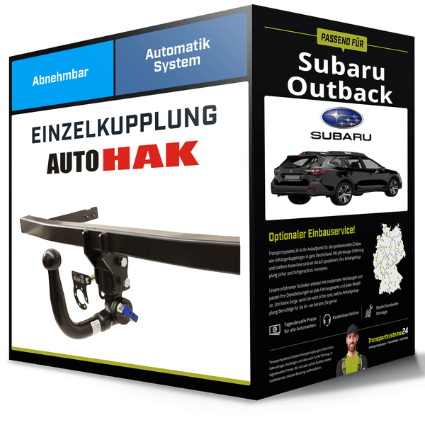 Abnehmbare AnhäNgerkupplung für Subaru Outback 10.2014-Jetzt Typ BS Auto Hak NEU-image