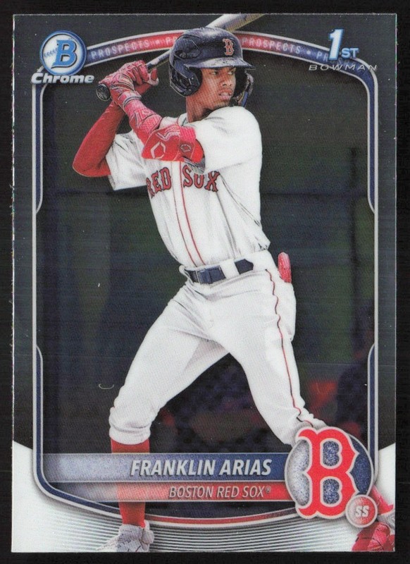 2025 Bowman Chrome Prospects Franklin Arias #BCP-67 GS1-3