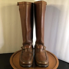 Gorkey Botte Sauvage Mens Size 10.5 B 18" Snakeproof Boots Knee High Made USA