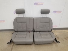 07 2007 Toyota Landcruiser Third Row Seat Set Gray Leather 07 2007 Toyota Landcruiser Third Row Seat Set Gray Leather