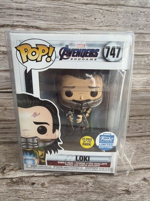 Funko Pop Marvel Disney Loki Avengers Endgame Funko Shop Exclusive GITD #747