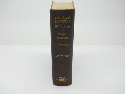 Electrical Engineers Handbook Fourth Edition Electric Power Wiley Series 1949