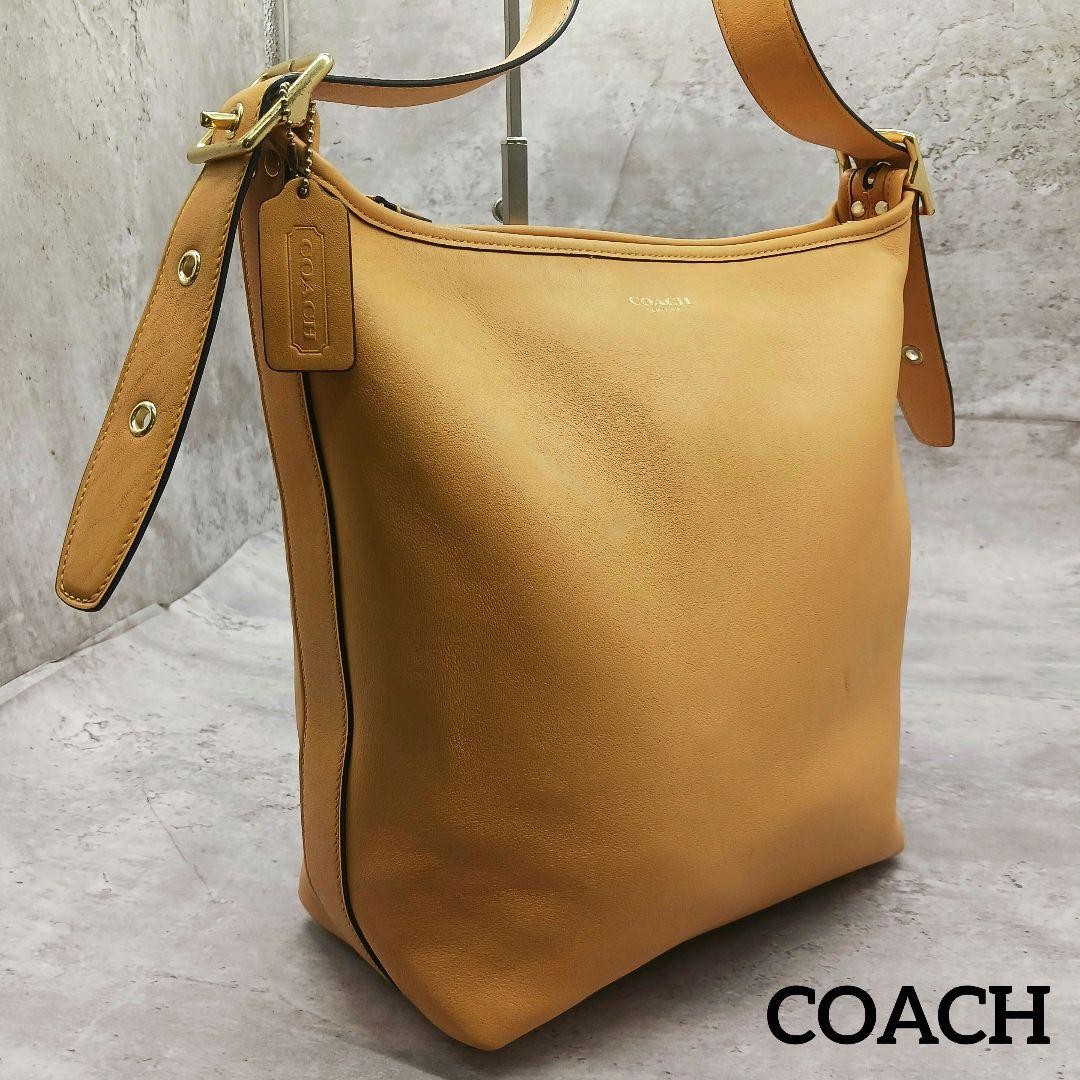 Coach Yellow Leather Authentic Shoulder Bag G07233398
