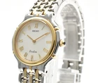 [MINT]Vintage SEIKO  Exceline 7320-0410 Two-Tone Women’s Watch from JAPAN