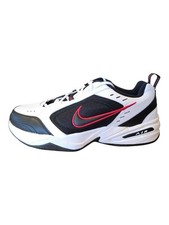 Nike Air Monarch IV 4 4E WIDE Black Red White 416355-101 sz 10.5 Men's