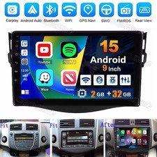 For Toyota RAV4 2006-2012 Carplay 9" Car Stereo Radio Android 15.0 GPS Navi WiFi