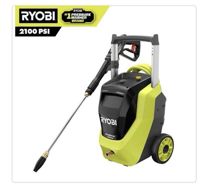 #ad RYOBI 2100 PSI 1.2 GPM Cold Water Corded Electric Pressure $150.00