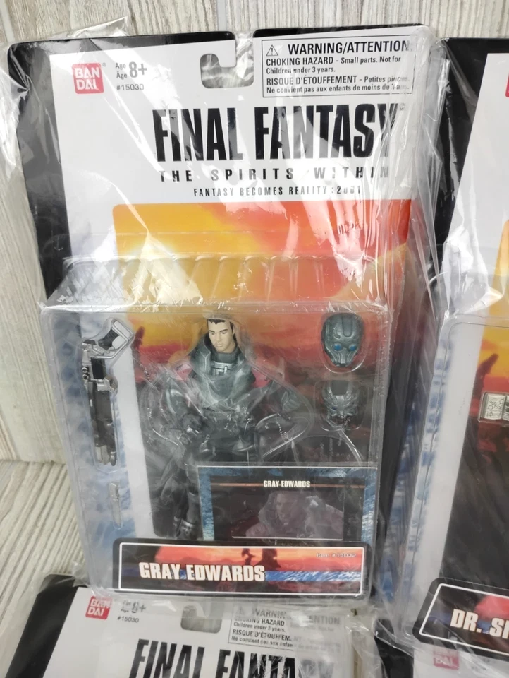 Final Fantasy The Spirits Within 6 Figure Lot Bandai NEW - Image 2 of 4