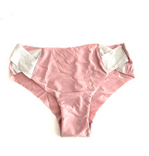 Victoria's Secret PINK Strappy No-Show Cheekster Panty Perfect Pink