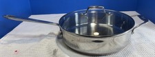 Emeril Stainless Steel Copper Core 3 Qt Saute Pan With Glass Lid