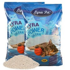 30 L Cats Power ULTRA excellent Katzenstreu Bentonit Klumpstreu Duft Lyra Pet®