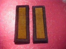 CIVIL WAR UNION CAVALRY SHOULDER BOARD STRAPS SET USED  77