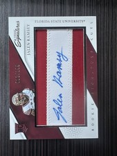 JALEN RAMSEY 2016 PRIME SIGNATURES ROOKIE SIGNATURE CUTS AUTO #291 012/199 RC