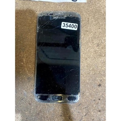 Samsung Galaxy S7 Android Smartphone schwarz 5,1'' Bildschirm 12MP (4GB+32GB) für Ersatzteile