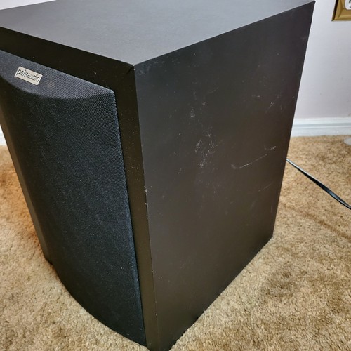 Polk Audio RM6750 subwoofer alimentato sub home theater basso nero griglia audio forte - Foto 9 di 15