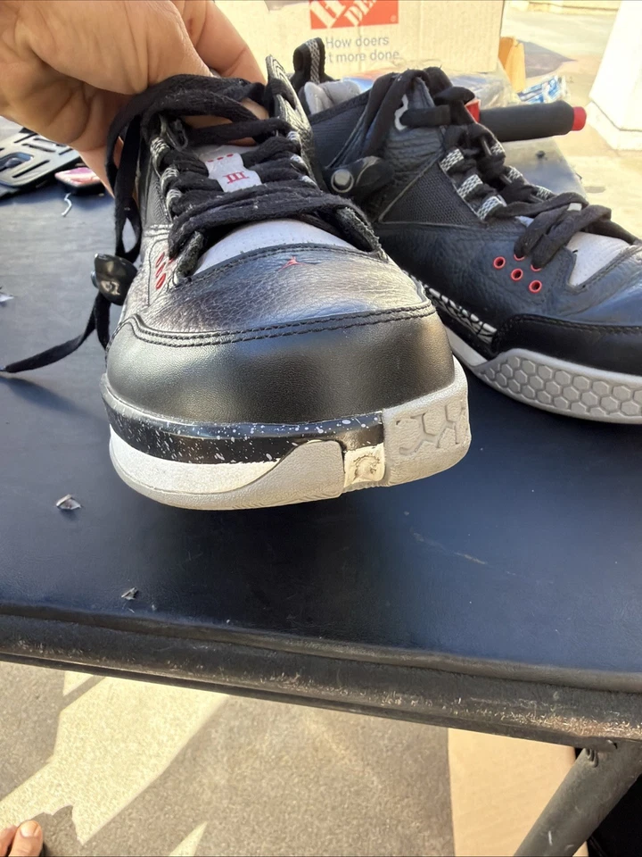 Nike Air Jordan CP3 III Chris Paul Tribute Negro Cemento Elefante Hombres Talla 11 Foto 4 de 4