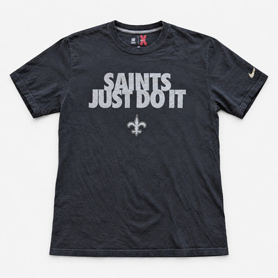 New Orleans Saints Nike T-Shirt Herren Just Do It NFL Schwarz L 53x71cm