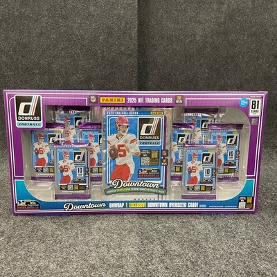 2025 Panini Donruss NFL Football Downtown Costco Box, Sealed Box is Worn
