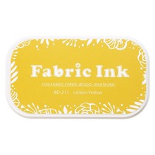 Ink Pads for Stamps, 3.7x2.2 Inch Fabric Ink Pad, Yellow