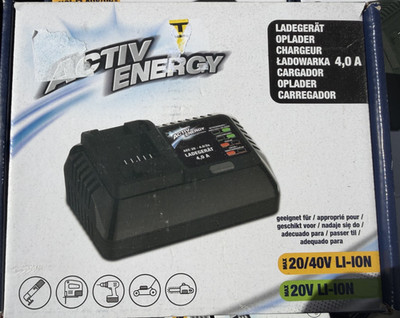 Activ Energy Universal Akku Ladegerät Ferrex Werkzeuge Gartengeräte 20/40V NEU