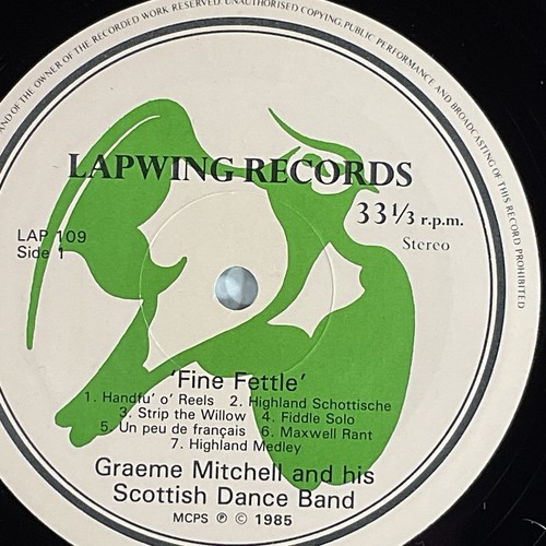 "Fine Fettle", Graeme Mitchell und SEINE schottische Tanzband, 12" Vinyl LP Schallplatte - Bild 6 von 6