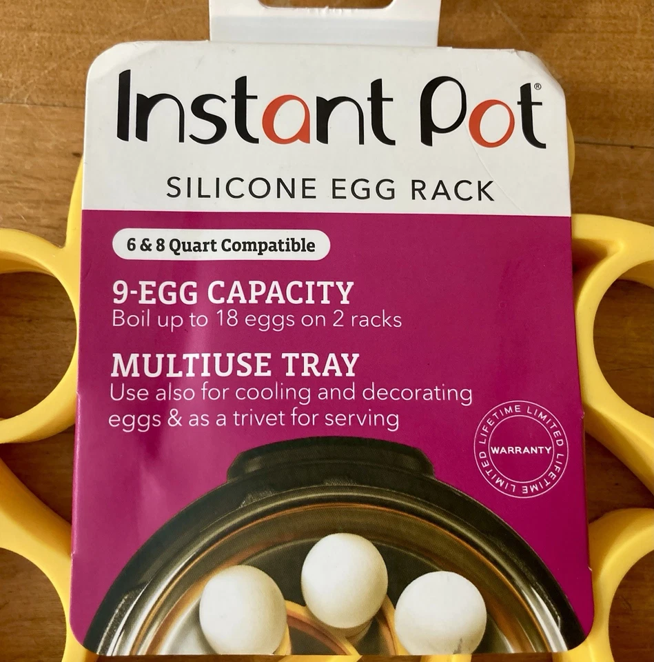 Lot Of 2 Instant Pot Silicone Egg Rack Cool Decorate Trivet Accessory Insta NEW - Image 4 of 4