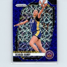2024 Panini Prizm WNBA Dearica Hamby #19 Blue Velocity Los Angeles Sparks