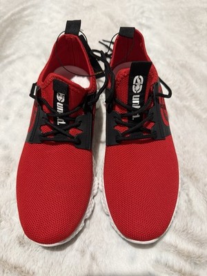 Marc Ecko Unltd Men's Red Knit Lace Up Running Shoes Sneaker Size 9 New