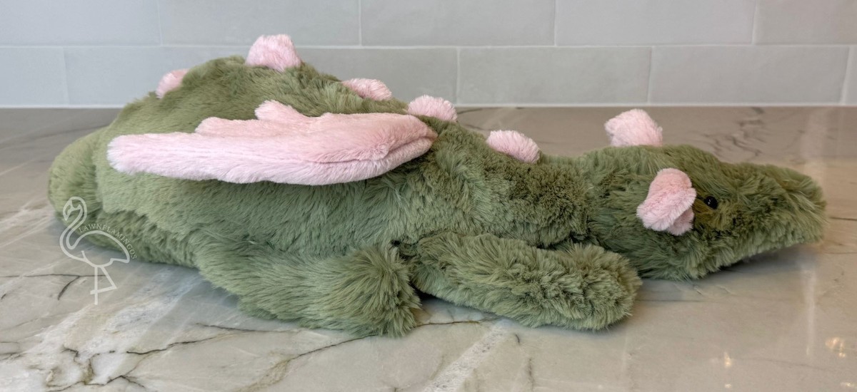 Authentic Jellycat Malachy Dragon OLV2DD PLEASE READ for