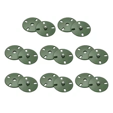 8 Sets Sewing Snap Buttons, Press Buttons Snap Fasteners 23mm, Dark Green