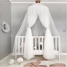 Bed Canopy for Girls - Soft, Washable and Easy to Install, Crib Canopy for Gi...