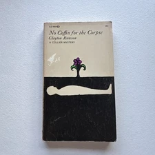 VTG Coffin For The Corpse by Clayton Rawson Dell 258 PB 1942.#328