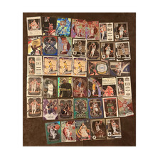 66 Card NBA Lot Prizm Optic Mosaic Luka LeBron Jordan Auto Parallels