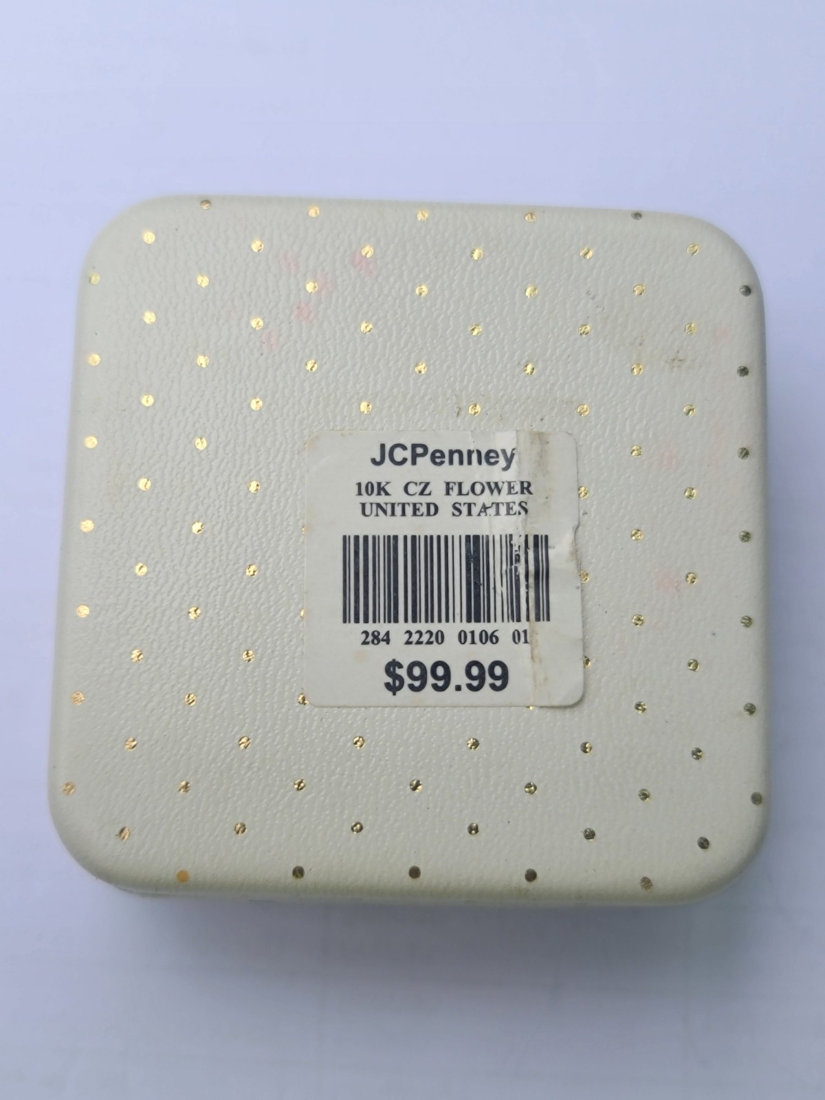 10k Solid Yellow Gold Iced Flower Stud Earrings w… - image 7